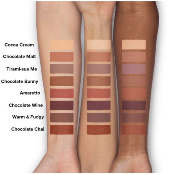 TOO FACED - Melted Chocolate Whipped Liquid Matte Eyeshadow - WARM & FUDGY - Picture 2 of 3